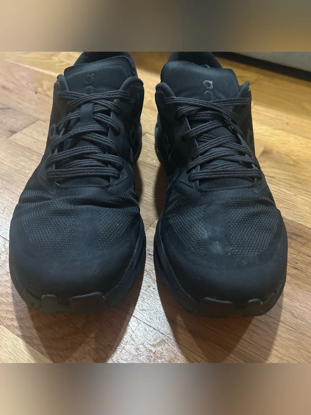On Cloudzone Black Eclipse Men's Low Top Lace-Up Mesh Athletic Sneakers 11.5